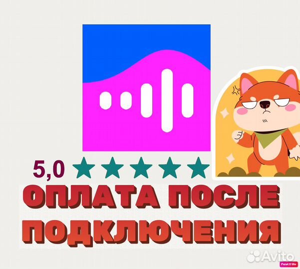 Подписка на Музыкальные сервисы