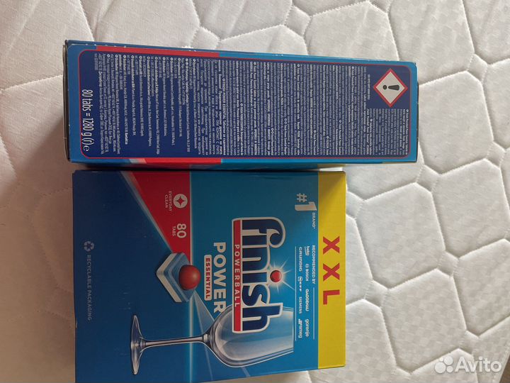 Таблетки для посудомоечных машин финиш