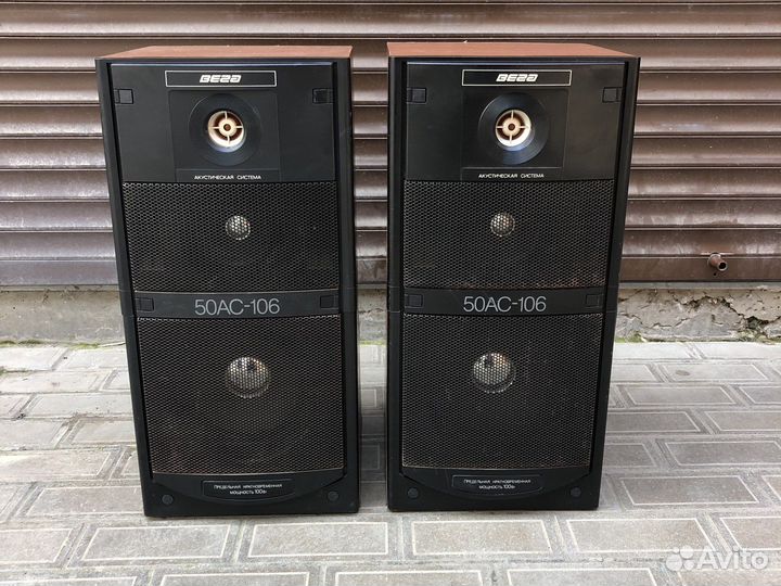 Акустика колонки Вега 50 ас-106