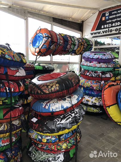 Плюшки, ватрушки, надувные санки