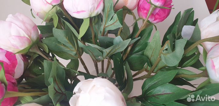 Букет Пионы искусственные для интерьера