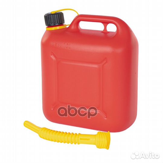 Канистра 10л для топлива пластиковая, крышка