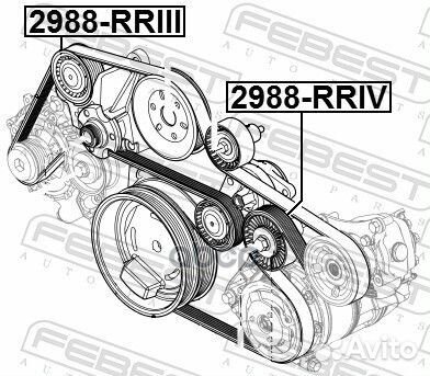 Ролик / land rover range rover 2002-2009 / роли