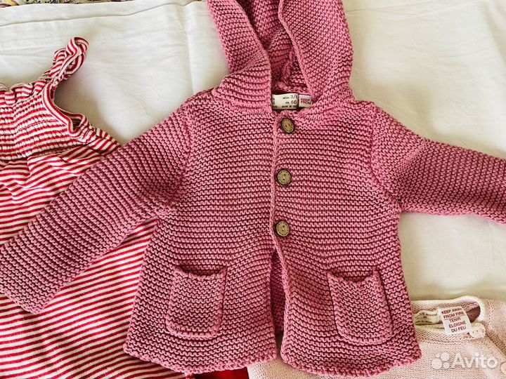 Пакет вещей для девочки 1-3 мес Zara, Carters