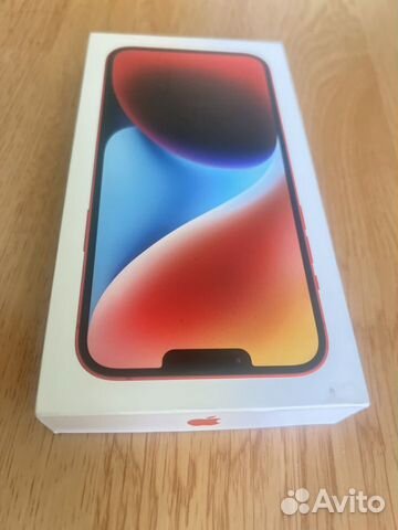 Коробка от iPhone 14 plus red