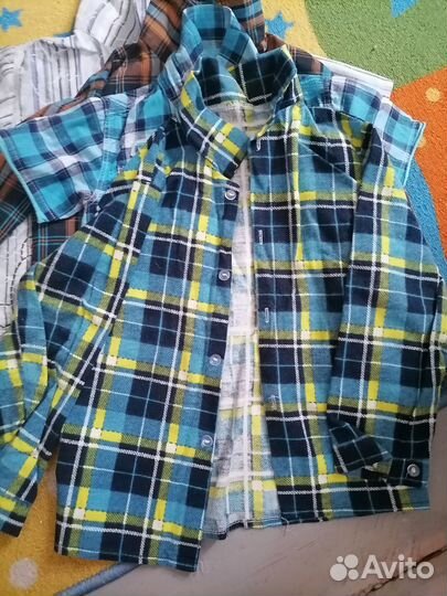 5 рубашек, костюм и пиджак