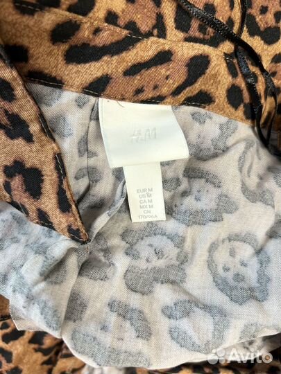 Платье женское леопардовое