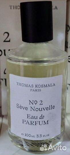 Парфюмерная водаthomas kosmala № 2 sève nouvelle