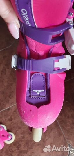 Роликовые коньки детские с защитой