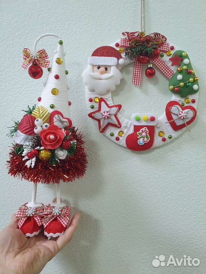 Комплект Елочка-топотушка и венок