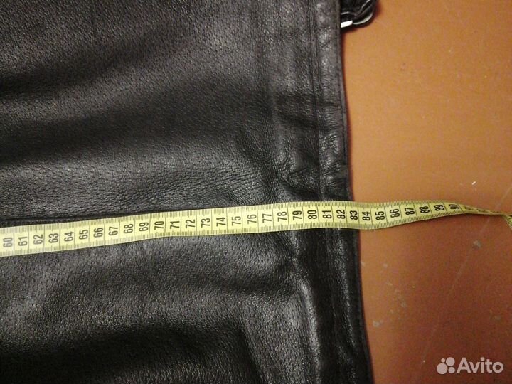 Кожаная куртка зимняя 50-52