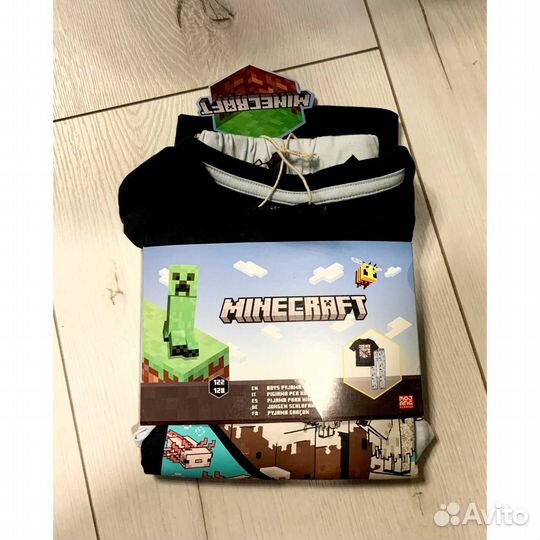 Пижама для мальчика Minecraft 5-7 лет