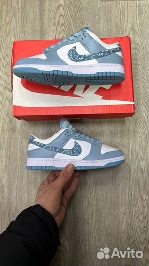 Кроссовки Nike Dunk Low Blue Paisley (36-40)