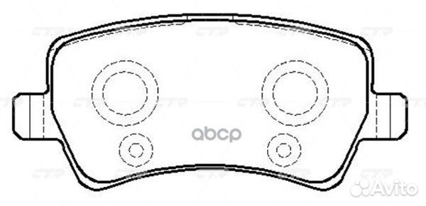 Колодки тормозные зад volvo XC60/70/land rover