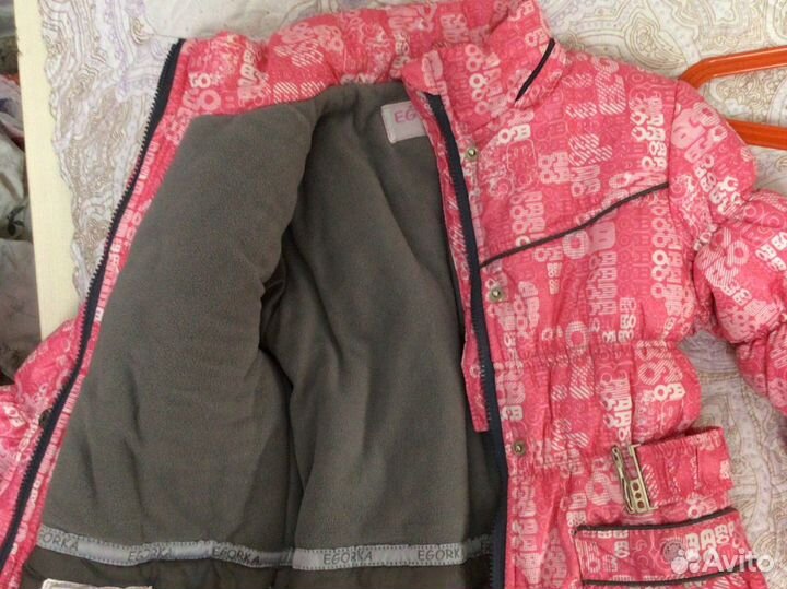 Новая зимняя куртка на рост 110 см