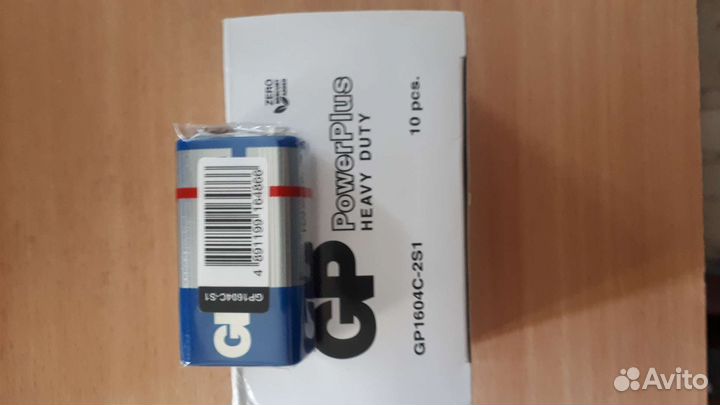 Батарейка крона GP Power Plus 9v