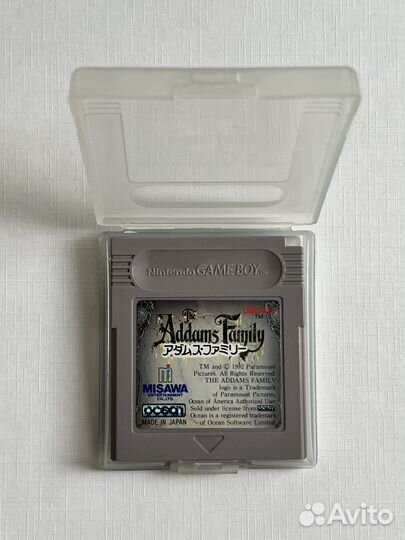 Игра для gb addams family