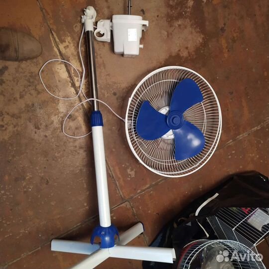 Вентилятор на запчасти. Эл. Двигатель рабочий