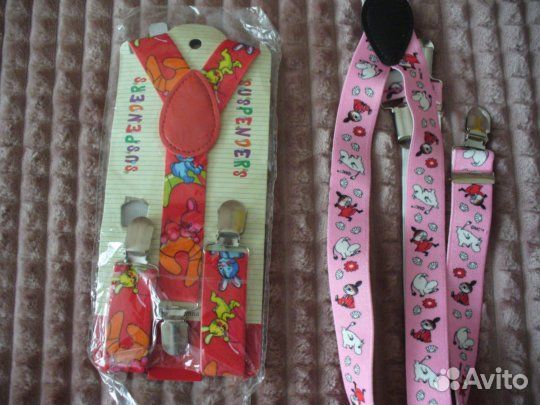 Подтяжки новые для девочки