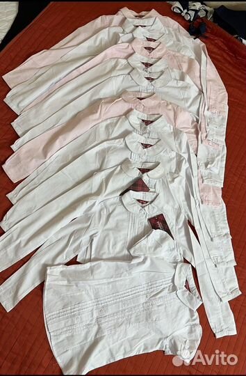 Рубашки для школы 100 хлопок. любая
