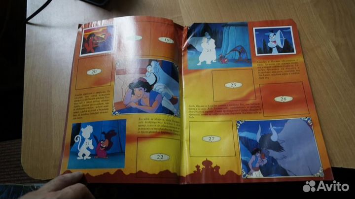 Журнал Аладдин Panini Наклей-Ка sticker albоm Аль