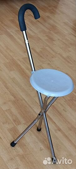 Трость для ходьбы с откидным сиденьем