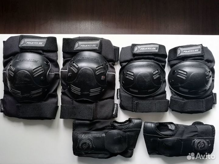 Комплект защиты для роликов/скейта Powerslide (L)