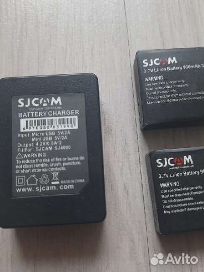 SJ5000 Аккумуляторы и зарядное устройство