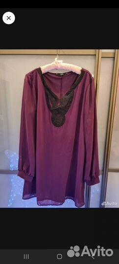 Туника р, 52-54 лиловая