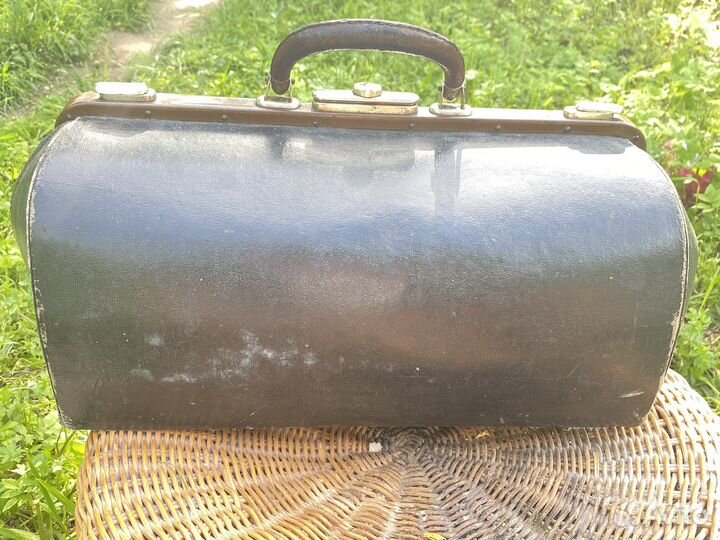 Сумка саквояж старинный
