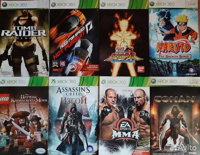 Мануалы. Книжки для Игр на xbox 360