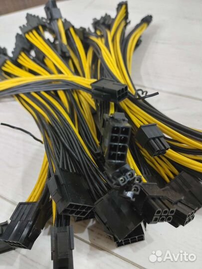 Удлинитель раветвлитель 8pin на 2 6+2pin