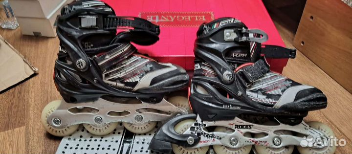 Роликовые коньки детские раздвижные для мальчика