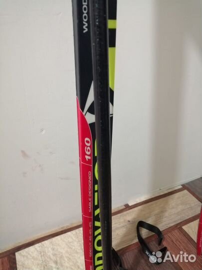 Лыжи пластиковые с палками