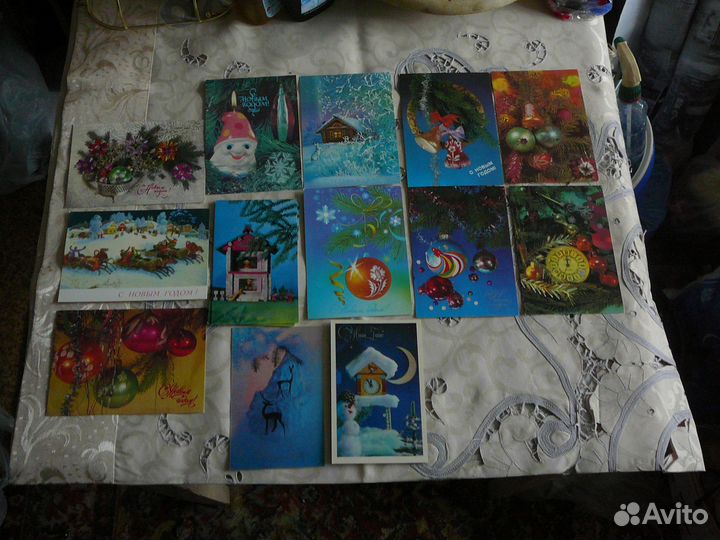Открытки Новогодние СССР и др., Путеводители
