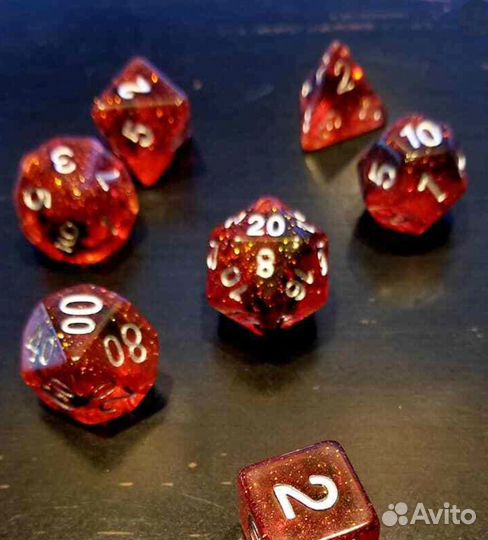 Дайсы/игральные кости для D&D