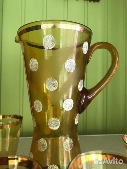 Кувшин и 6 стаканов
