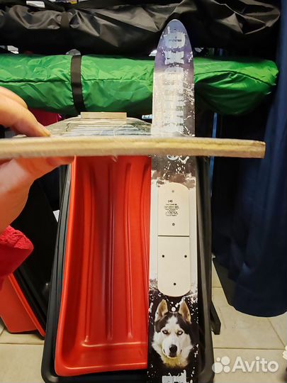 Лыжи промысловые охотничьи деревянные 145 см