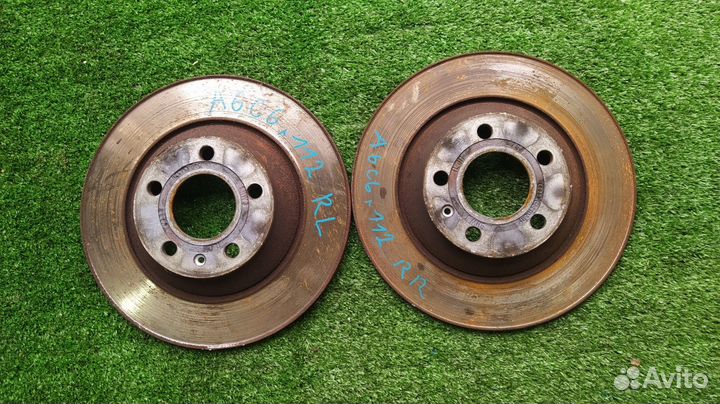 Диск тормозной пара задний Audi A6 Allroad C6 AUK