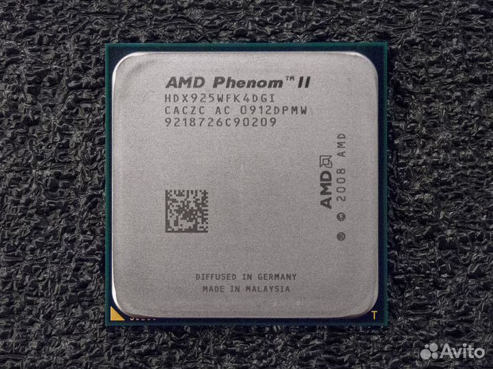 AM3 AMD Phenom II X4 925 / 4 ядра 2.8ghz 95W C2