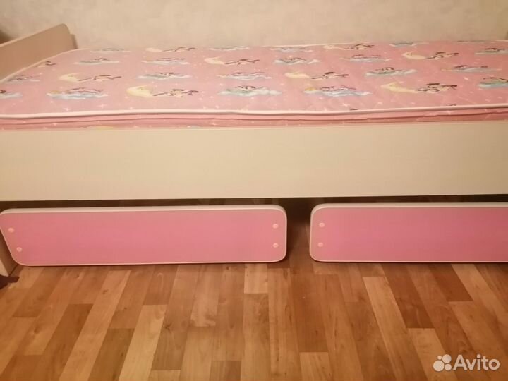 Кровать детская (подростковая) с ортопедич. матрас