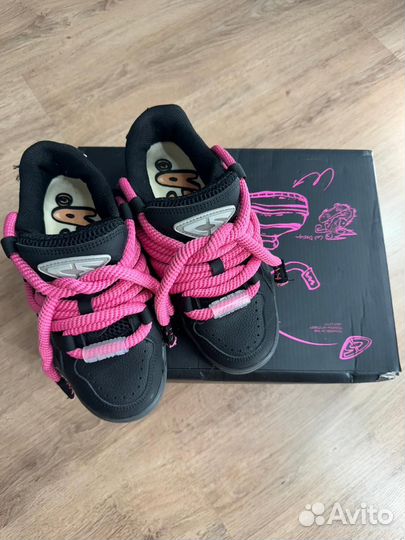 Кроссовки дутыши cat sofa черные