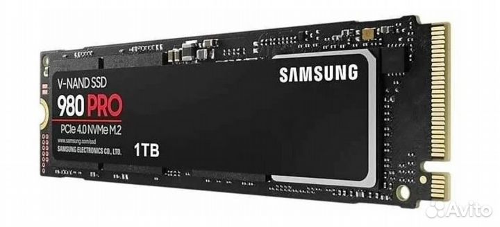 Твердотельный накопитель Samsung 980 PRO 1000 гб M.2 (MZ-V8P1T0BW)