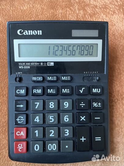 Калькулятор Canon, Proff