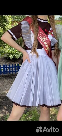 Школьный фартук на последний звонок