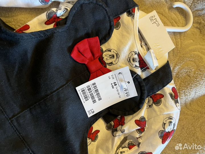 Комплект на девочку новый h&m 74