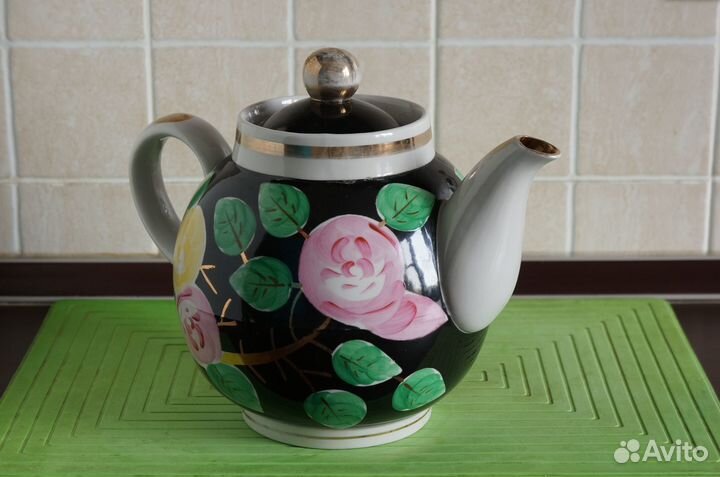 Чайник-заварник фарфоровый, СССР. Большой