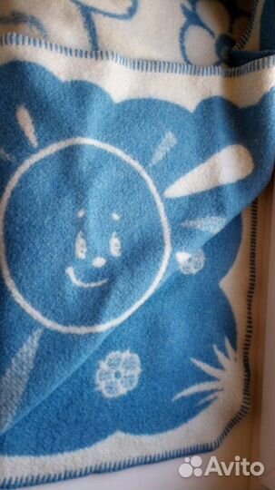 Одеяло шерстяное детское