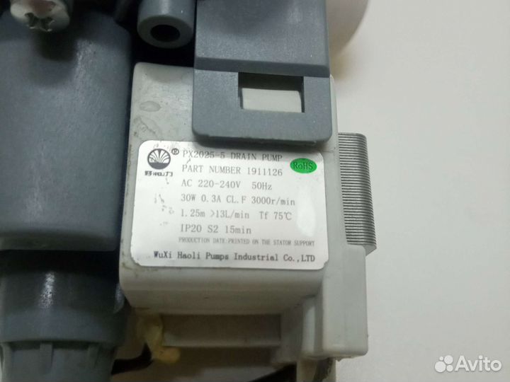 Насос сливной сма Hisense, Gorenje в сборе