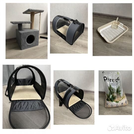 Домик для кошки с когтеточкой